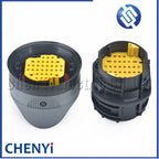 34 Pin automotive waterproof connector Car body door chassis wiring harness plug DTBFHPE34BKSV For Peugeot Citroen Maserati Fiat