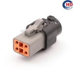 Back Cover Auto Female Car Terminal Electrical Waterproof Housing Connector Socket Cable Plug 180-DTP04