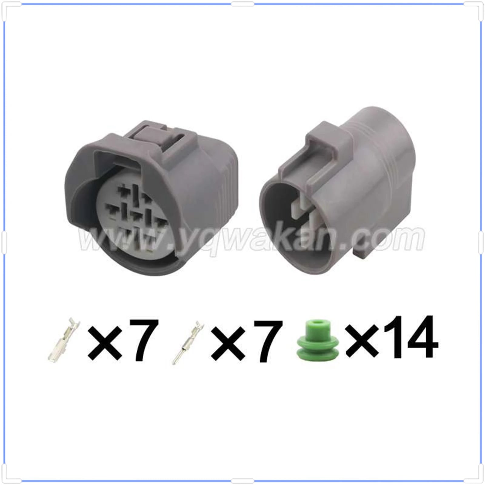 7Pin Connector Waterproof 2.2mm Male Female Connector Automotive Wiring Harness Cable Plug for Toyota Honda 189-0127 6188-0067