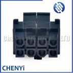 8 Pin Angitu CPU (4+4)Pin ATX Male Connector Power Black 4.2mm Pitch 5557 Housing Shell Slide Rail Design Dual Row plug with Pin
