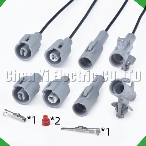 1-pin connector female sensor wiring plastic cable waterproof toyota honda sensor