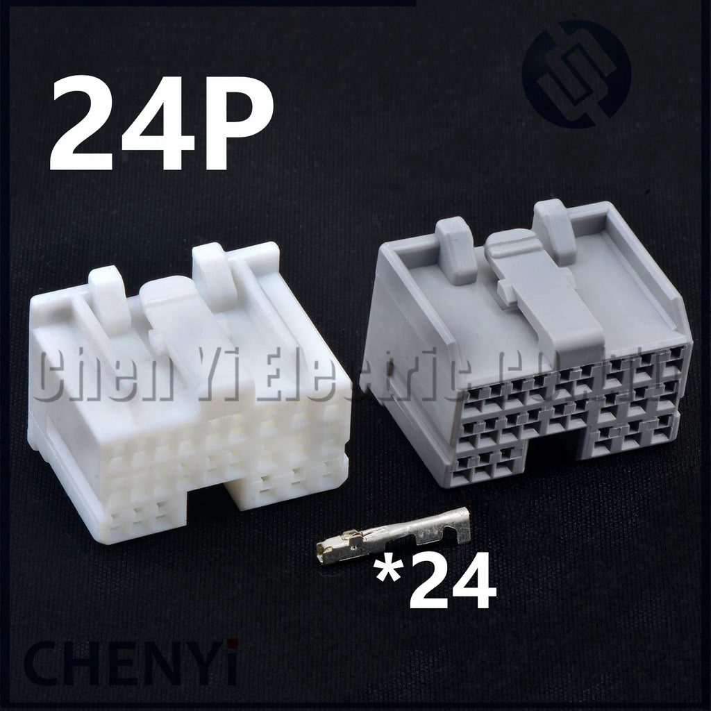 24 Pin Car Engine Wave Box ECU Socket 316371-1 316372-6 Automatic transmission control unit plug For Ford Mondeo EFI Nissan