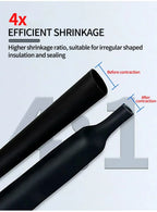 5Meter 4:1 Heat Shrink Tube with Glue Thermoretractile Heat Shrinkable Tubing Dual Wall Heat Shrink Tubing 4 6 8 12 16 20 24 32