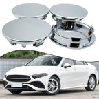 4pcs 70mm Car Black / Silver Universal Car Wheel Hub Center Cap Cover Wheel Hub Center Badges Fit For RM Rims Type