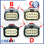 12 Pin Auto waterproof connector car headlight wire harness connector 33472-1260 33472-1259 33472-1206 33472-1207 For GM Ford