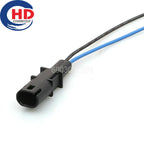 2 PIN Waterproof Auto Male Wiring Harness Connector Assembly Automobile LED Lights Sockets AC Assembly For BMW