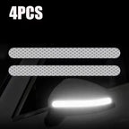 Car Rearview Mirror Reflector Stickers Universal Warning Anti-collision Reflective Strips Auto Exterior Accessories Reflex Tape