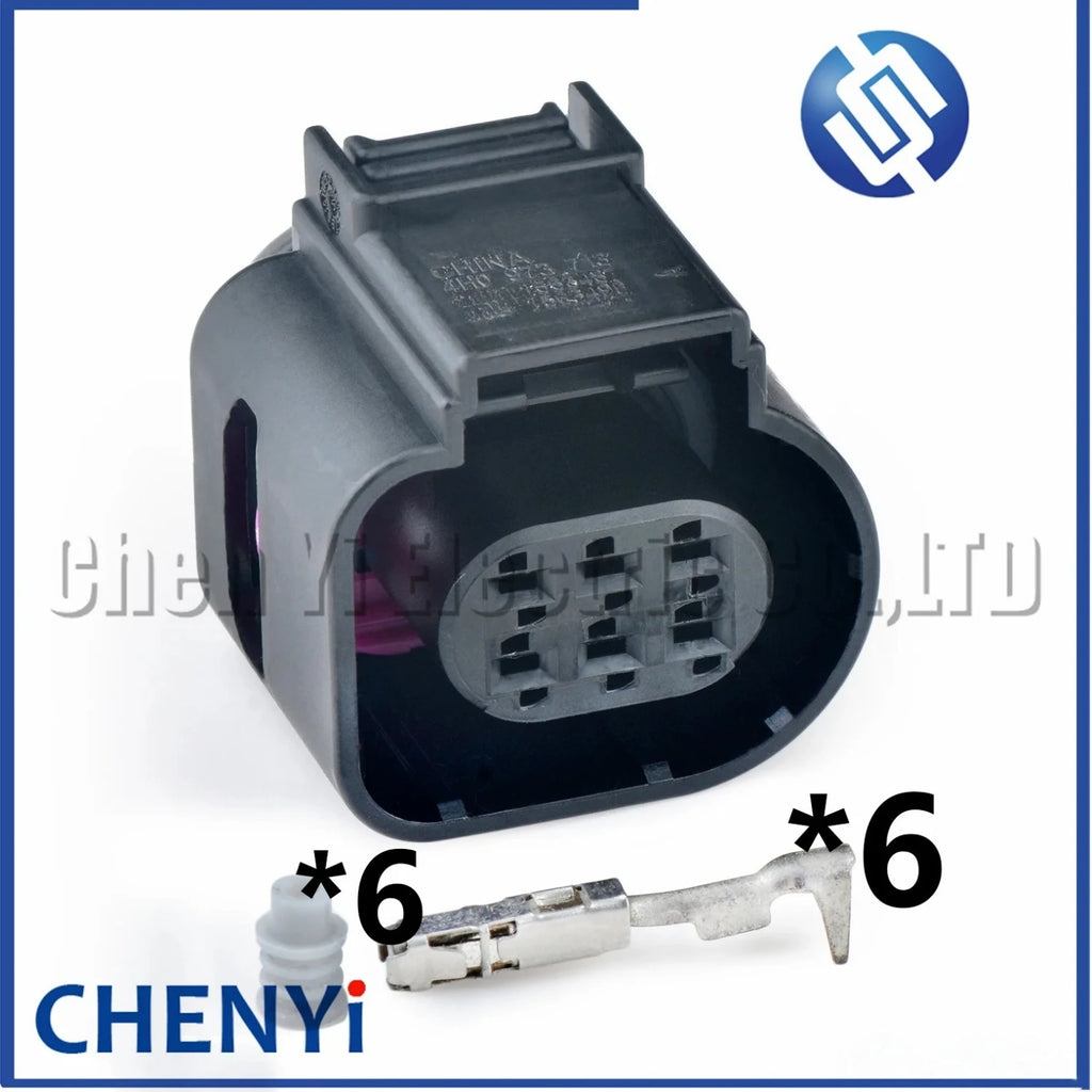 6 Pin Auto connector Car steering gear throttle taillight plug 4H0973713 4H0973713B 4H0973713C 4H0973713D 4H0973713E