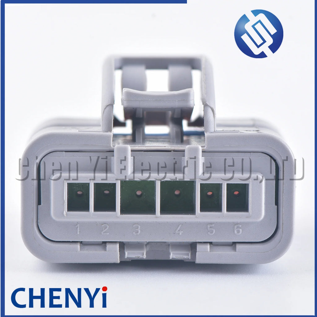 6 Pin 2B+4S Composite female automotive waterproof connector Throttle oil pump plug For Peugeot Citroen C4 C6