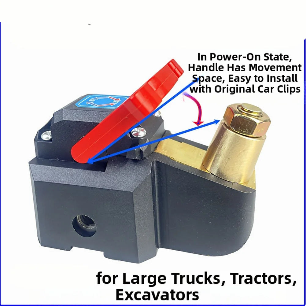 1PC Heavy Duty Battery Disconnect Switch 12V 24V Pure Copper Car Truck Tractor Car Battery Disconnect Switch For Car Boat