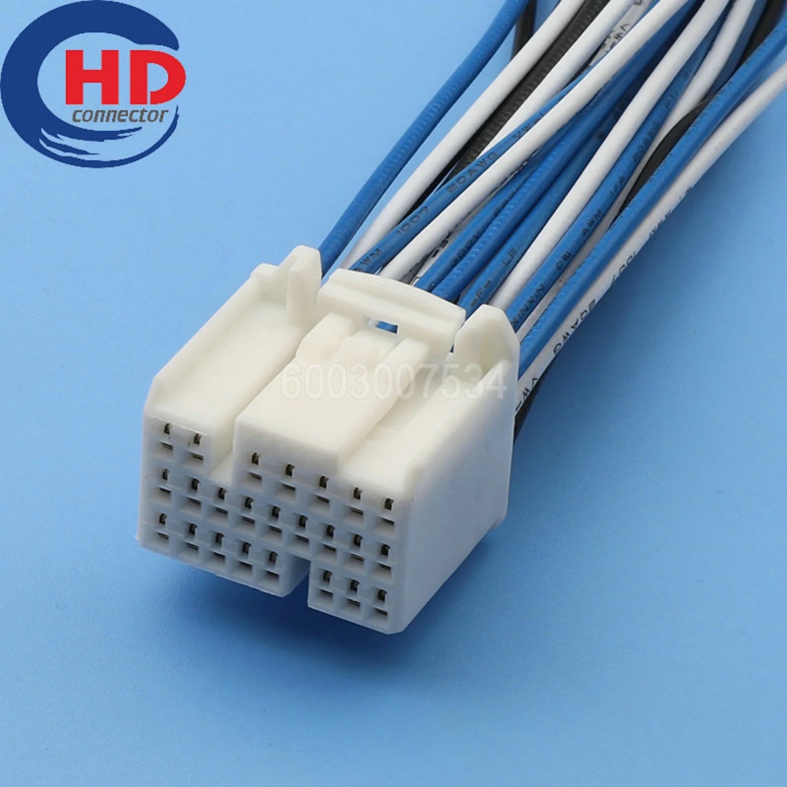 24 Pin Connector Unsealed Series Female Connector Cable Plug Motorcycle Electrical Harnesses Wiring Harness353029-1/90980-11476