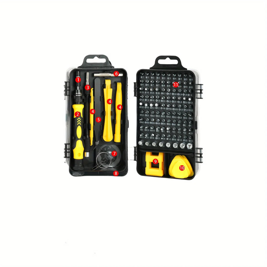 Car 115-in-1 Screwdriver Tool Set: Get Ready For Any Repair Job - IncludesTools For Cellphones, Laptops, Cameras & More Amagi