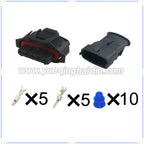 5Pin Connector Waterproof 3.5mm Male Female Connector Auto Wiring Harness Cable Socket 1928405136 1928403738