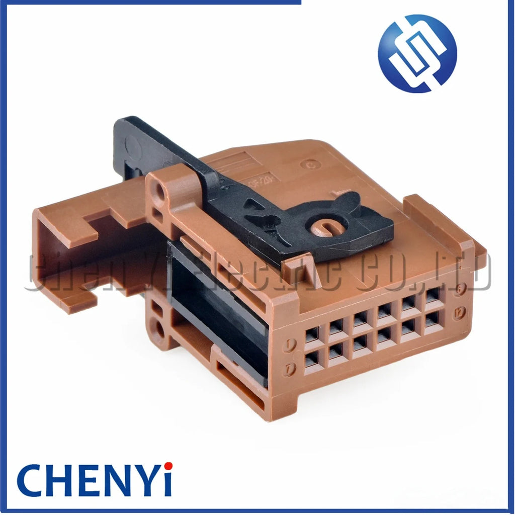 12 Pin Auto connector Car display screen amplifier harness plug 1379096-1 1379095-1 1379219-1 For Peugeot Citroen