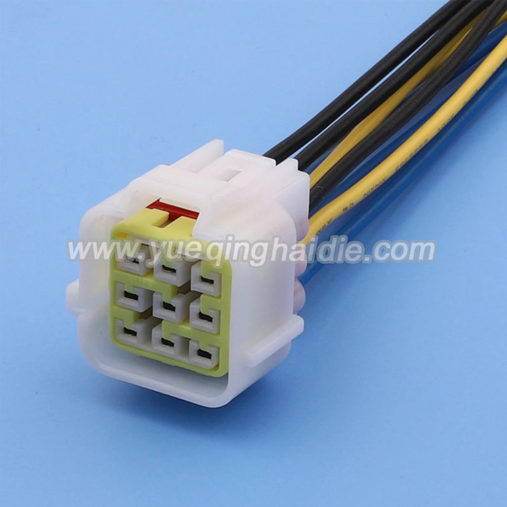9 Pin Connector Waterproof 2.3 mm Male Female Connector Wiring Harness  Cable Plug FW-C-9M-W FW-C-9F-W Terminal White Black