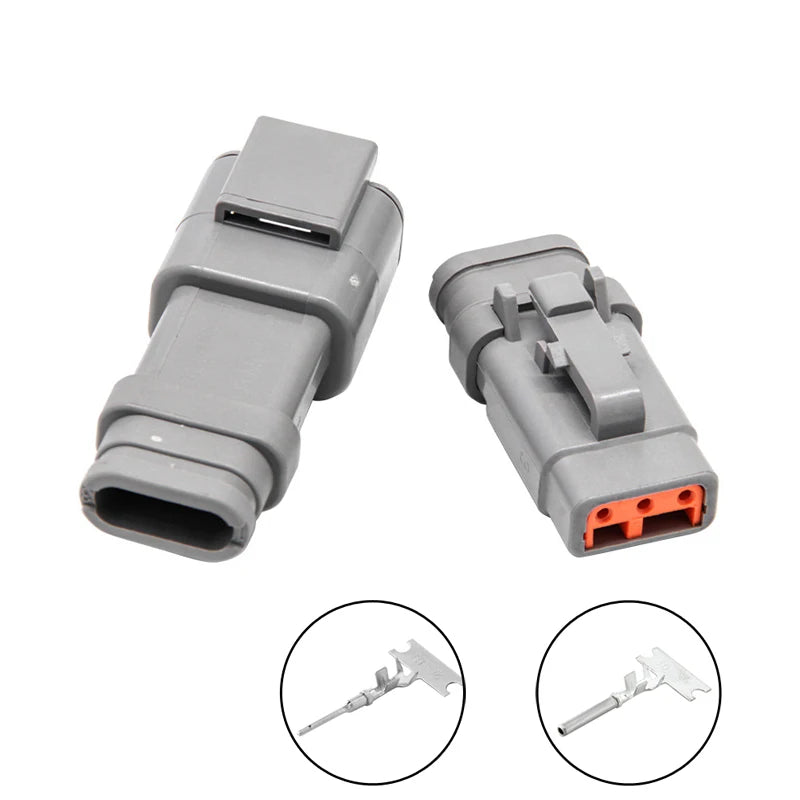 Automotive connector DTM06-2S-E007 waterproof connector DTM04-12PA-E007 male Female high cover plug DTM06-6S-E007