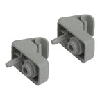 2Pcs Sun Visor Holder Mount 735478275 7355399311 For Fiat Grande Punto Grey Car Sun Visor Hanger Clips Holder