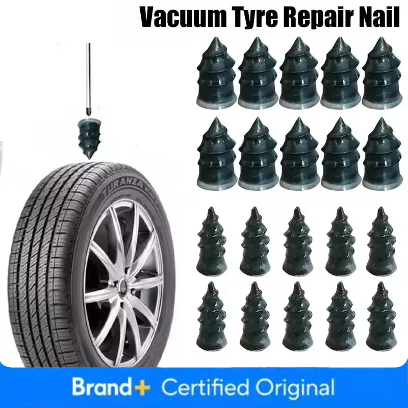 Car Motorcycle Vacuum Tyre Repair Nails Truck Scooter Bike Tire Puncture Repair Tubeless Tools Rubber Metal Accessories Amagi