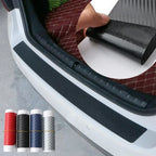 90cm Car Rear Trunk Guard Plate Sticker 3D Carbon Fiber Film Rear Bumper Trim Anti-Kicked Scratch Protection Sticker Strip Amagi
