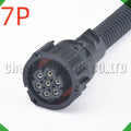 7-Pin Wire Harness Automobile Waterproof Truck Light Oxygen tail light sensor