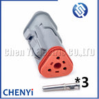 3 Pin Automotive waterproof connector Wiring Harness Plug For Deutsch DT series DT04-3P-E008 DT06-3S-E008 DT04-3P DT06-3S