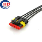4 Pin Connector Waterproof 1.8mm Series Male Female Connectors Motorcycle Electrical Harnesses Wiring Harness 282106-1 282088-1