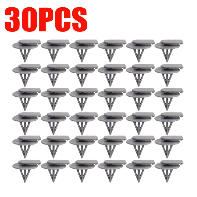 10/50pcs Car Fender Plastic Rivet Clip Car Wheel Arch Trim Clips Fastener Portable Plastic Rivet Glue Clip for BMW Mini R50 R53