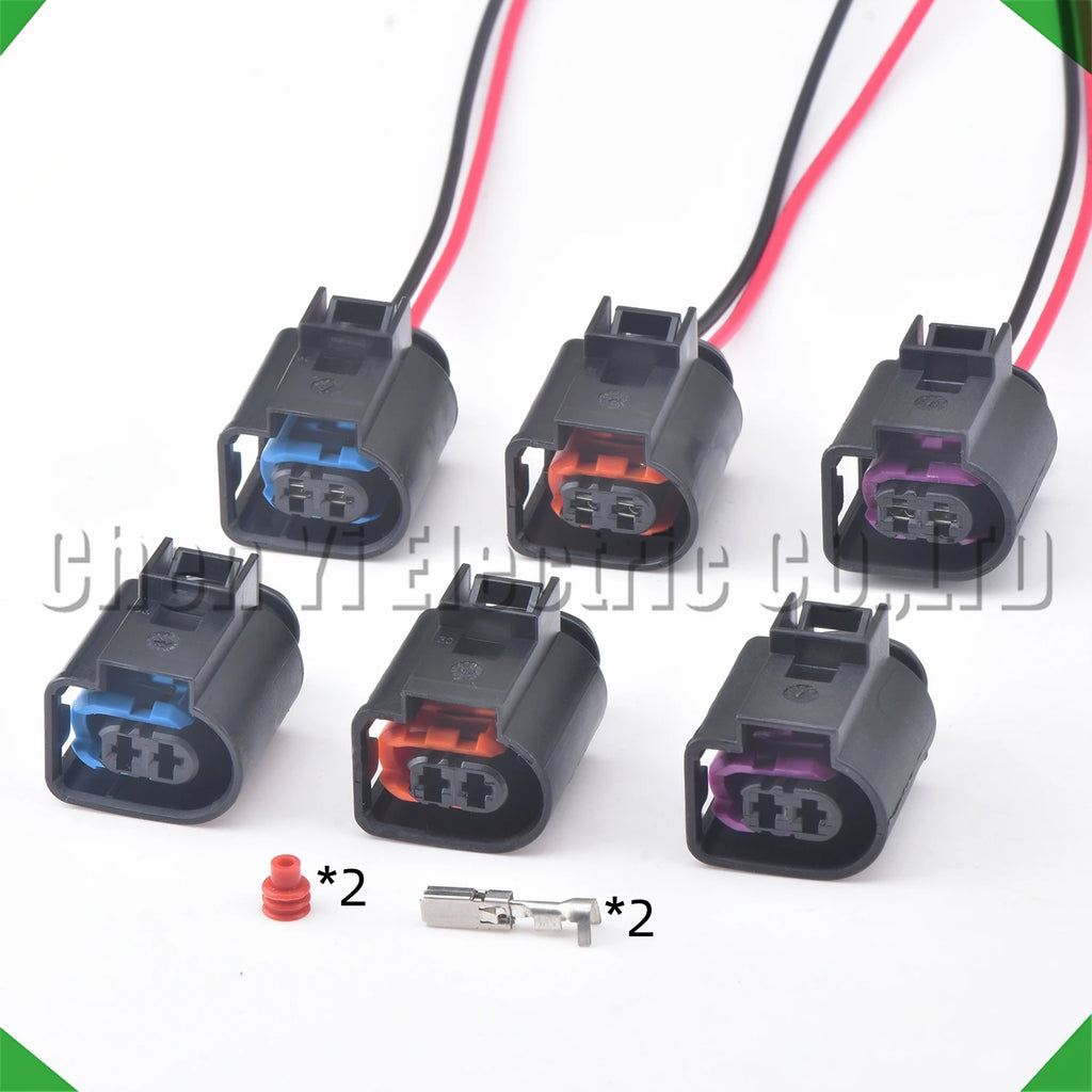 2-Pin Auto Connector Connector Motor crankshaft position injector harness fuel injector