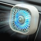 Mini Car Air Outlet Cooling Fan Adjustment Powerful USB Light Creative Low Noise Multi-function Mini Interior Fan Cooler Amagi