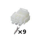 9 Pin Connector Unsealed 2.1mm Series Male Female Connector Wiring Harness Cable Plug for Elevator Auto Cars 1-480706-0 1-480707