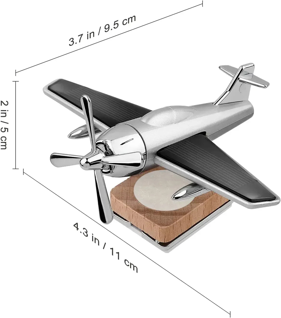 Solar Powered Aircraft with a Unique Scent Solar Aircraft Decorative Optical Concentrator Car Plane Amagi