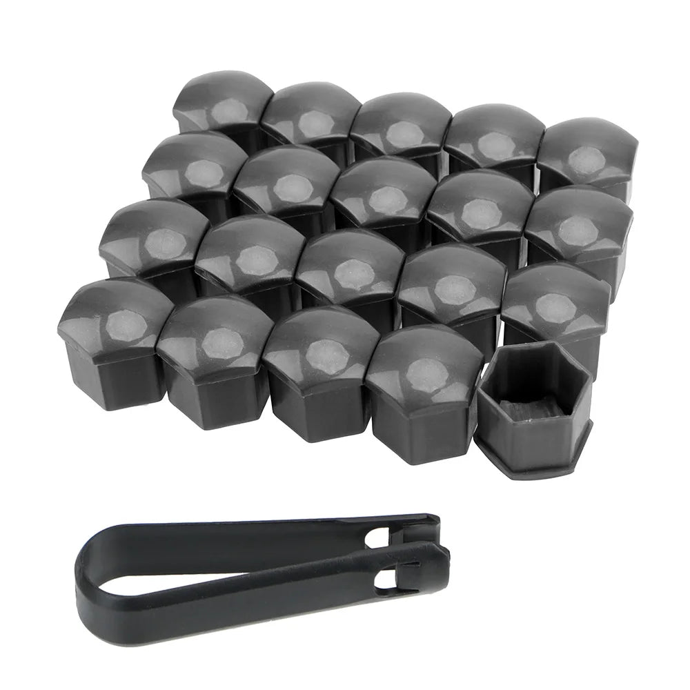 New 20Pcs 17/19/21mm Car Wheel Nut Caps For Ford Ranger C-Max S-Max Focus Galaxy Mondeo Transit Tourneo Custom car Accessories