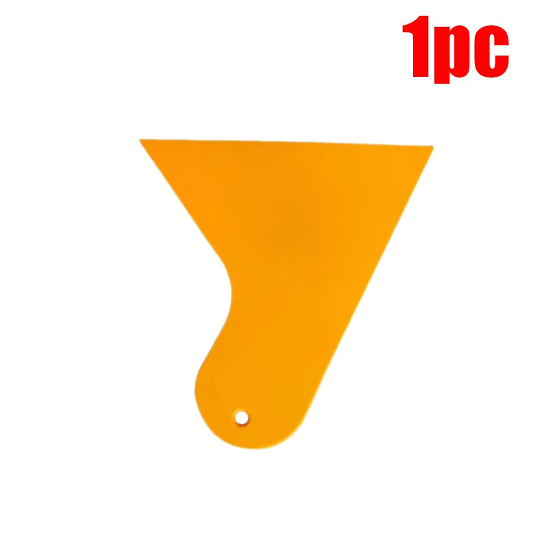 Yellow Scraper Car Film Application Tools Universal Auto Film Wrap Tint Tinted Sticker Scraper Hard Sticker Smooth Squeegee Kit