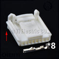 8 Pin Auto connector Sunshade switch Automatic parking switch Stop lamp plug 1746875-1 90980-12558 1376368-1 For Toyota LEXUS