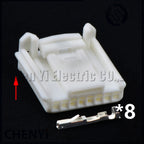8 Pin Auto connector Sunshade switch Automatic parking switch Stop lamp plug 1746875-1 90980-12558 1376368-1 For Toyota LEXUS