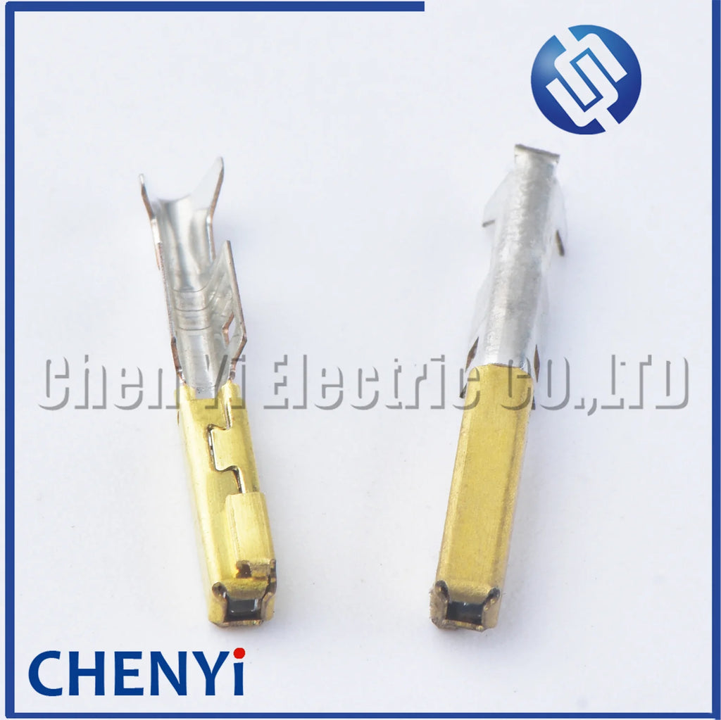 50 Pcs 0.6mm series crimp female terminal 0.5-0.85mm² 20-28 AWG tinned brass contact pins 1318329-1