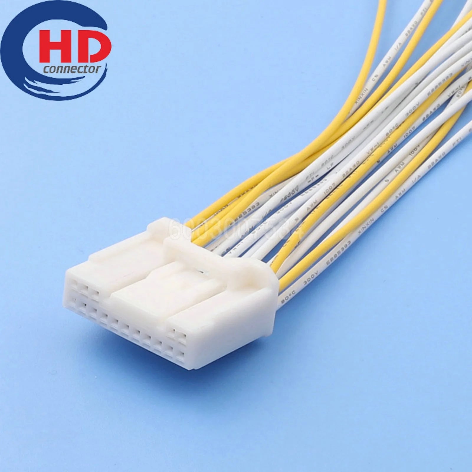 16 Pin Connector Unsealed Female Connector Cable Plug Motorcycle Electrical Harnesses Wiring Harness 6098-4008 90980-12423