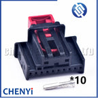 10 Pin female Automotive connector Main Driver Door Window Lifter Central Switch Plug 42113600 5C0 971 974 5C0971974