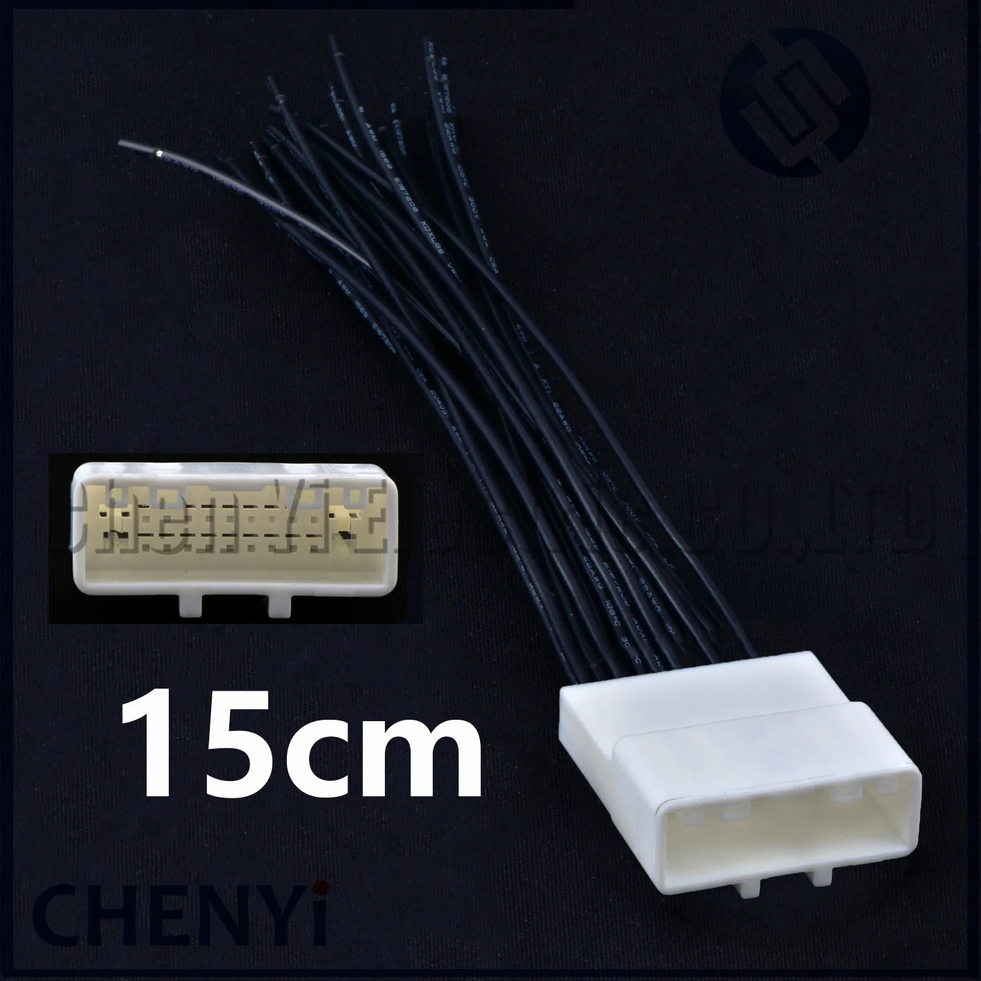 20 Pin Automotive connector CD DVD Player Multimedia audio Navigation DSP Wire harness plug 1674646-1 2040487-1 For Nissan Mazda