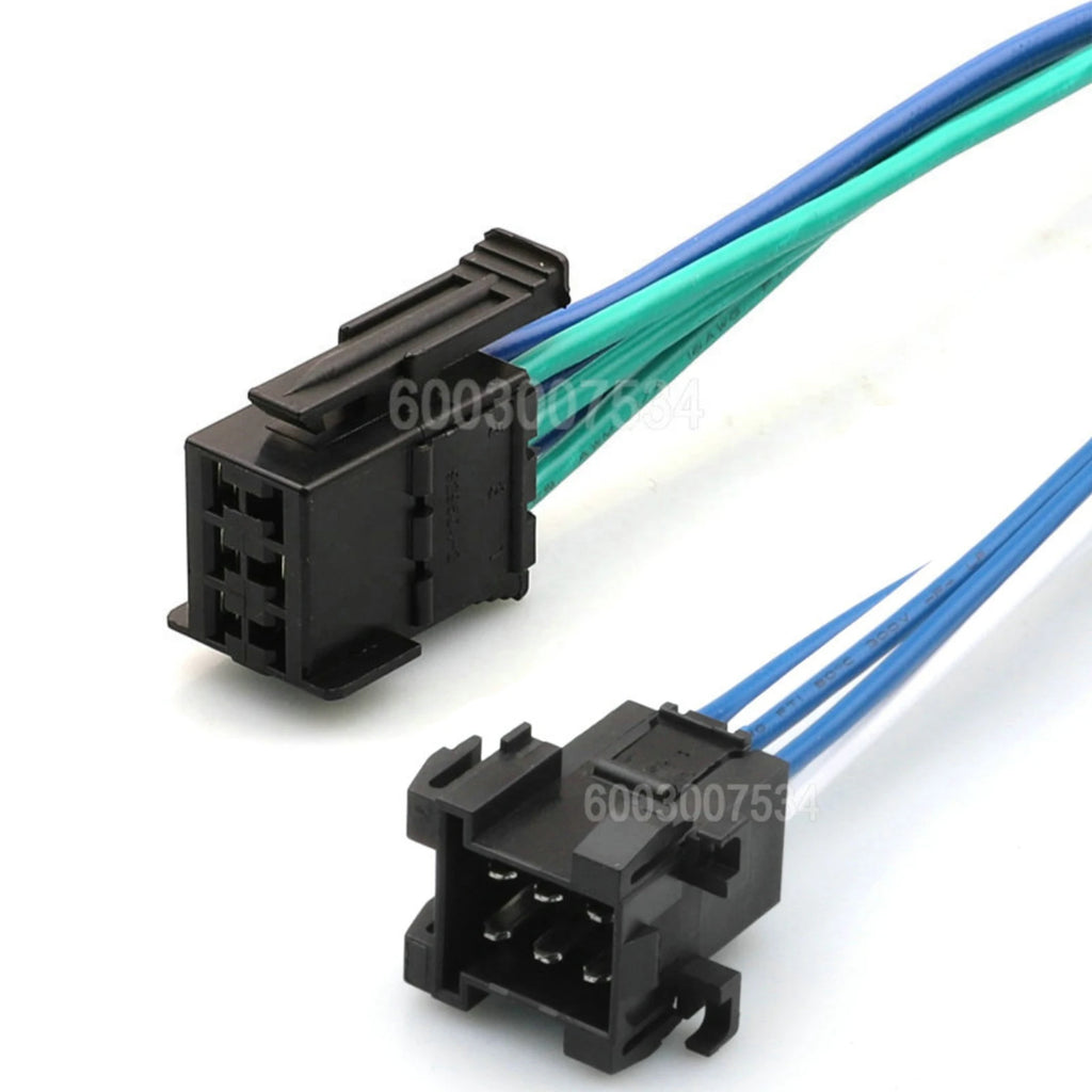 6 Pin 2.8 Series Auto Electric Cable Plastic Housing Unsealed Male Female Connector AC Assembly 929504-2 Car Wiring Socket