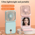 Foldable Neck Hanging Fan Adjustable Refrigeration Handheld USB Rechargeable Multifunctional Air Cooler For Outdoor Sports Amagi