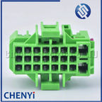 23 Pin Green Automobile power amplifier Connector Audio Amplifier Wire harness Plug 1J0962623 1J0962623B