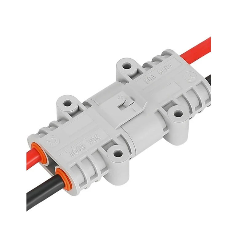 5/20/100 Sets  50A Parking Air Conditioning Connector Power Waterproof Plug 12V/24V High-power Car Lithium Battery Plug