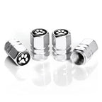 4pcs Tire Valve Covers Universal Fit Cute Pet Paw Pattern Protects Stems from Dust Debris Suitable Car Trucks Motorcycles Amagi