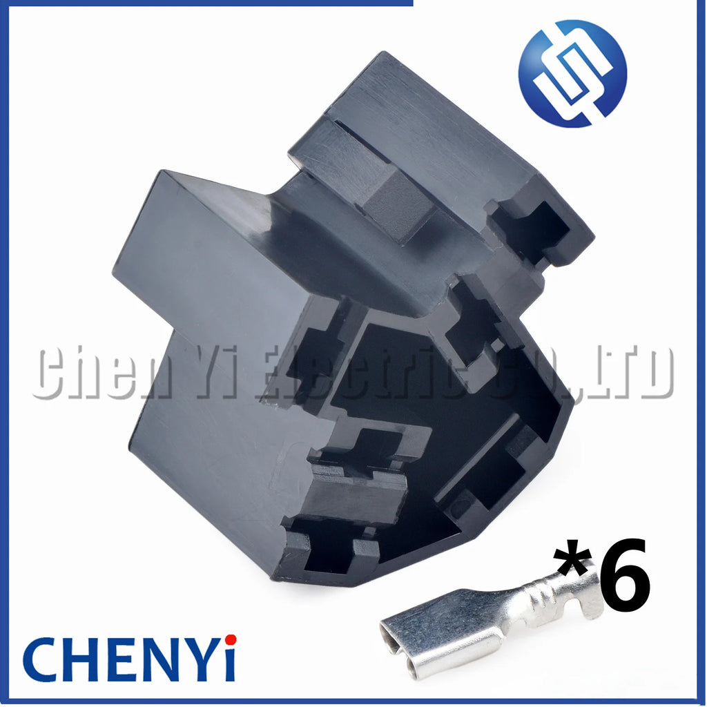 6 Pin Auto connector relay harness plug Ignition lock cylinder switch lock cylinder ignition switch lock wire plug CY7061-6.3-21