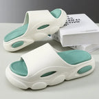 EVA Men's Summer Sandals Fashion Soft Cloud House Platform Slides Unisex Outdoor Non-slip Beach Shoes Men Bathroom Slippers Amag