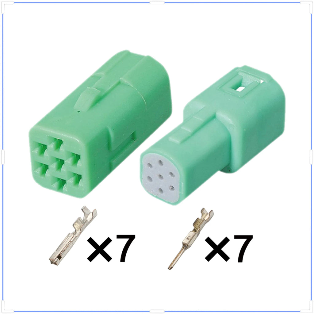 7Pin Connector 0.4mm Male Connector Automobile Wiring Harness Terminal Cable Plug for Honda 917318-4 917319-4 2822343-1