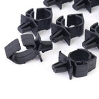 100pc Car Wiring Harness Fastener Route Fixed Retainer Clip Corrugated Pipe Tie Wrap Cable Clamp Oil Pipe Beam Line Hose Bracket