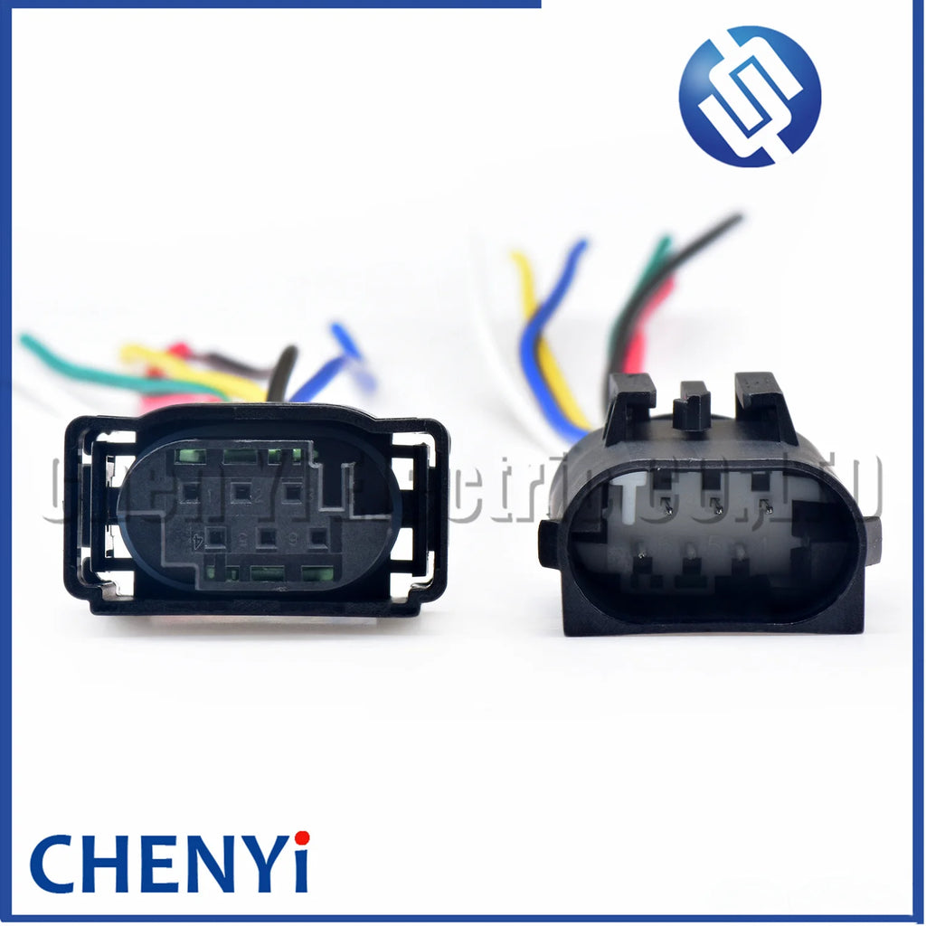6 Pin female 0.6 mm car Accelerator Pedal Connector plug pigtail 1-967616-1 7M0973119 For Throttle Valve Sensor with wire