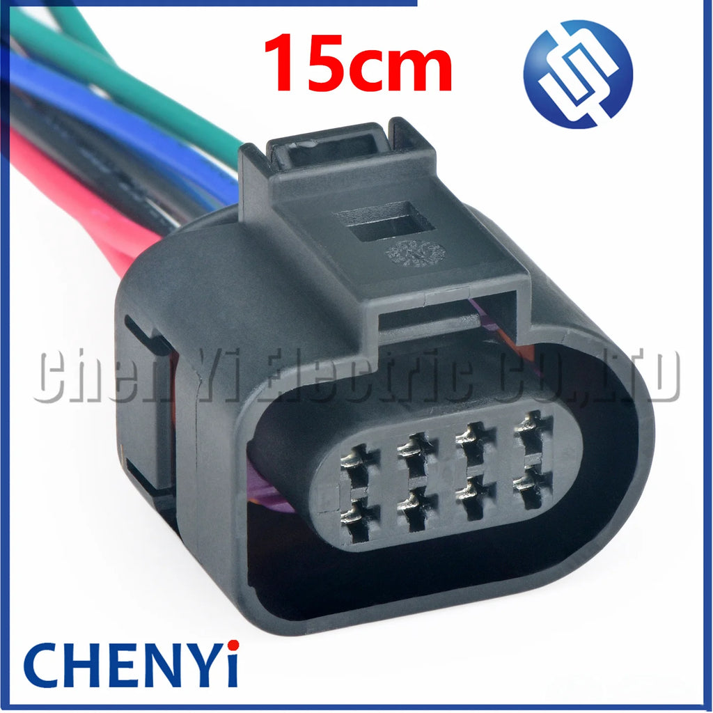 8 Pin 1.5mm  Auto Waterproof Connector Car Radar Gearbox Wiring Harness Socket 1J0973714 1J0973814 1J0 973 714 1J0 973 814